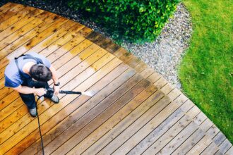 Deck and fence cleaning
