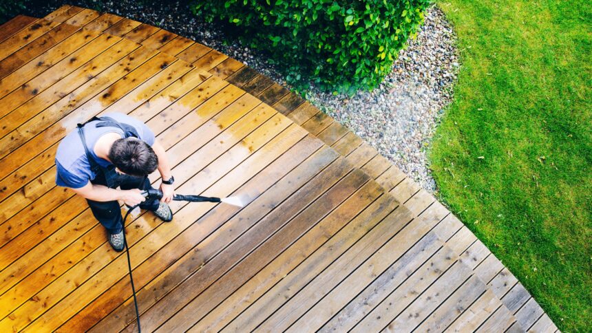 Deck and fence cleaning